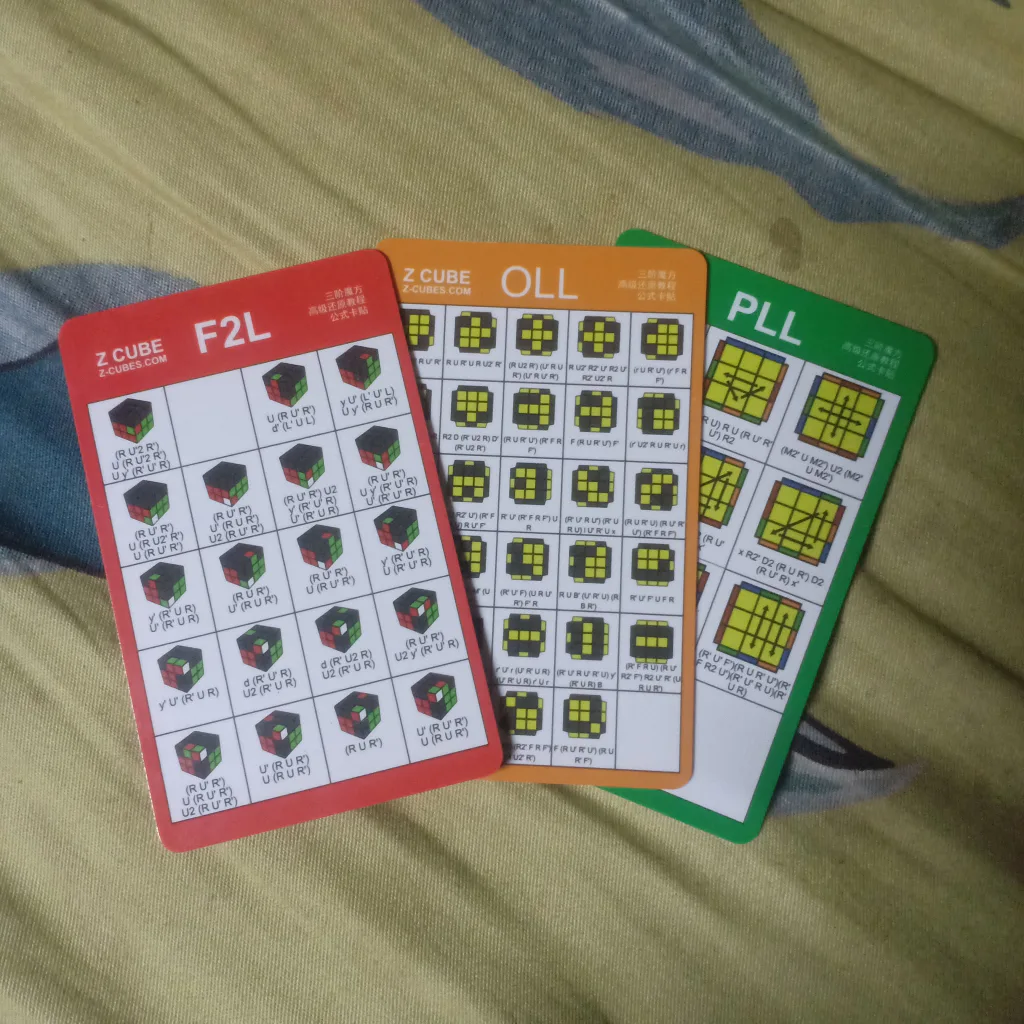 Umar's Z-Cube CFOP Card